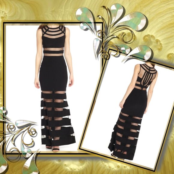 Betsy & Adam Dresses & Skirts - ❤Modern Illusion Mesh Sexy Evening Gown❤